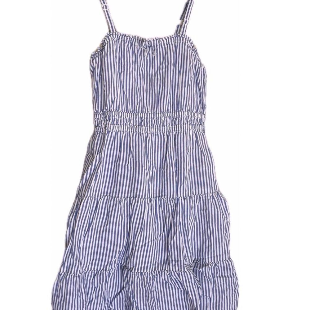 Old-navy girls Blue and white stripped Dress